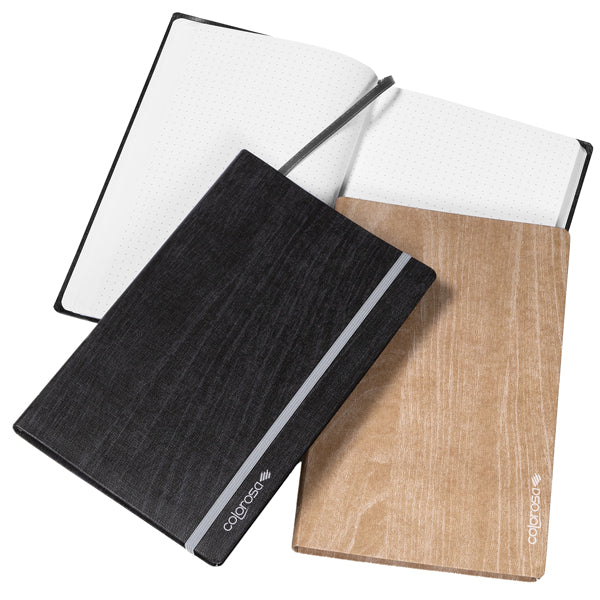 RI.PLAST - 36WT1321 - Taccuino Colorosa Wood - copertina morbido con elastico - 13,5 x 21,5 cm - colori assortiti - Ri.Plast - 100132 - Conf. da 12 Pz.