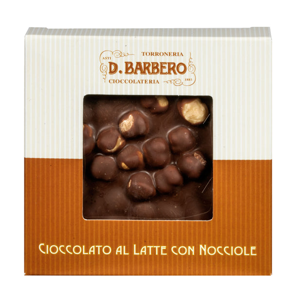 D. Barbero - NOCCL - Tavoletta di cioccolato con nocciole - al latte - 120gr - Barbero - 100192 - Conf. da 1 Pz.