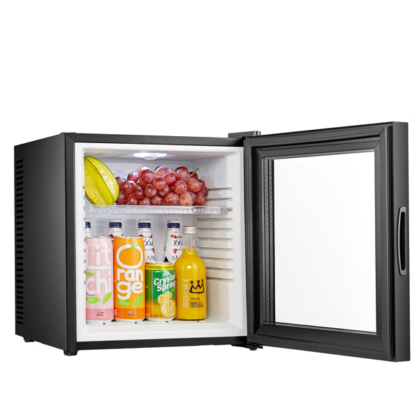 Melchioni Family - 118700242 - Frigobar termoelettrico Iceberg Glass 24 - porta in vetro - 38 x 38 x 47,5 cm - 24 L - Melchioni - 100342 - Conf. da 1 Pz.