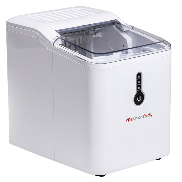 Melchioni Family - 118700201 - Macchina del ghiaccio Cubik - con compressore - 120 W - bianco - Melchioni - 100347 - Conf. da 1 Pz.