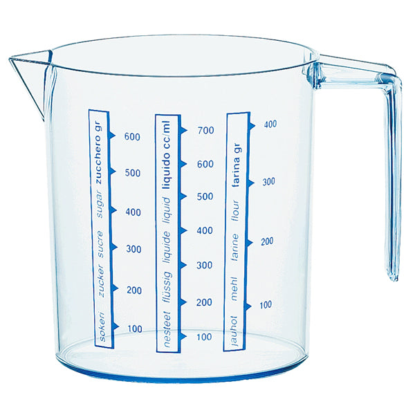 No Brand - 8185500 - Brocca graduata - 0,75 L - trasparente - 100396 - Conf. da 1 Pz.