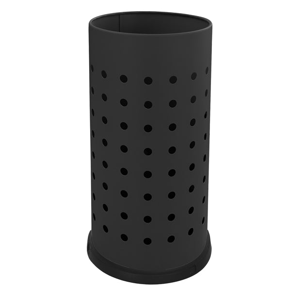 STILCASA - 116-N - Portaombrelli forato - diametro 24 cm - H 48 cm - 21 L - acciaio - nero - Stilcasa - 100468 - Conf. da 1 Pz.