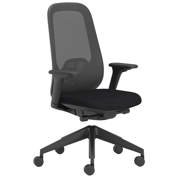 Unisit - JON-SN - Poltrona semidirezionale Joga - Nero - Unisit - 100547 - Conf. da 1 Pz.