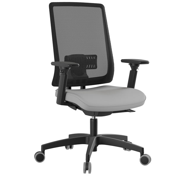 Unisit - XPA-BR2D-OI - Poltrona semidirezionale X-Pro - c- braccioli - grigio - Unisit - 100553 - Conf. da 1 Pz.