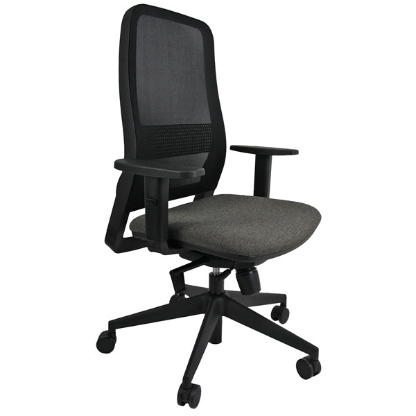 Unisit - TTN-BR2D-SN - Poltrona semidirezionale Titan - nero - Unisit - 100555 - Conf. da 1 Pz.