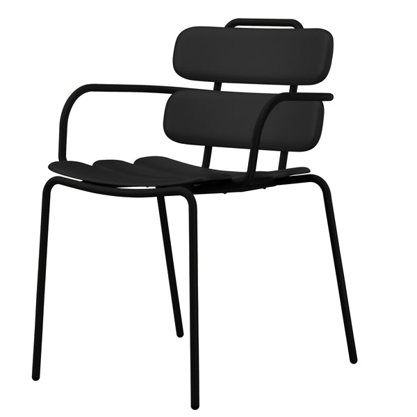Unisit - LEB-nero - Seduta collettivitA' Lemon con braccioli - Nero - Unisit - 100629 - Conf. da 1 Pz.