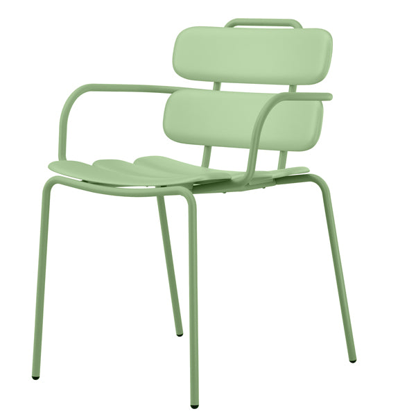 Unisit - LEB-verde - Seduta collettivitA' Lemon con braccioli - Verde - Unisit - 100631 - Conf. da 2 Pz.
