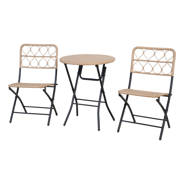 Garden Friend - S2251012 - Salotto Maui polyrattan color naturale - set 3 elementi - 100657 - Conf. da 1 Pz.
