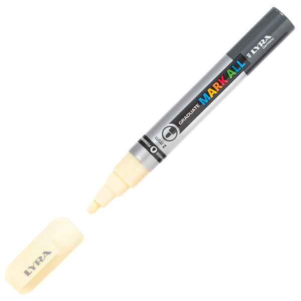 LYRA - L6820005 - Marcatore a base d'acqua Graduate Mark All - punta tonda 2mm - giallo chiaro - Lyra - 100947 - Conf. da 1 Pz.