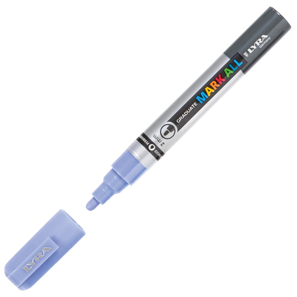 LYRA - L6820044 - Marcatore a base d'acqua Graduate Mark All - punta tonda 2mm - indaco - Lyra - 100950 - Conf. da 1 Pz.