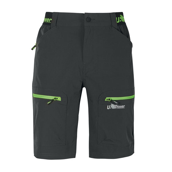 U-Power - FU196RL-XL - Bermuda Mercury - taglia XL - grigio-verde - U-Power - 101249 - Conf. da 1 Pz.