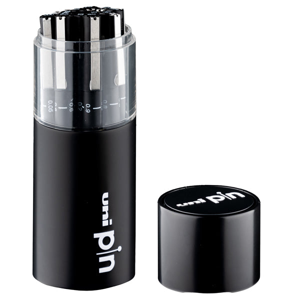 UNI MITSUBISHI - M 84020235 - Pin fineliner - 11 gradazioni assortiti - nero - Uni Mitsubishi - gift box 11 pezzi - 101283 - Conf. da 1 Pz.