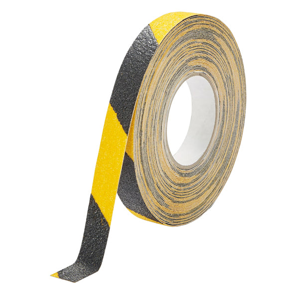 DURABLE - 1095-130 - Nastro adesivo antiscivolo 25mmx15m giallo-nero DURALINE GRIP+ Durable - 101358 - Conf. da 1 Pz.