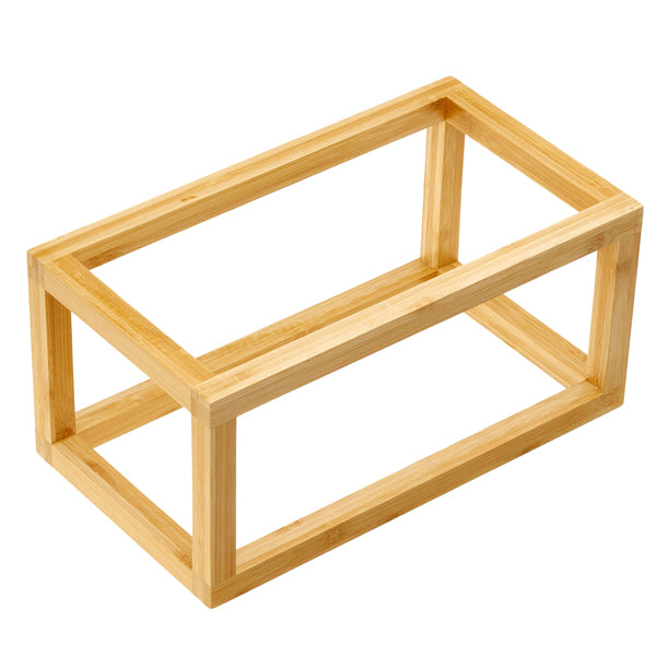 Leone - S0136 - Set 2 supporti - per vassoio Venezia - bamboo - colore naturale - Leone - 101387 - Conf. da 1 Pz.