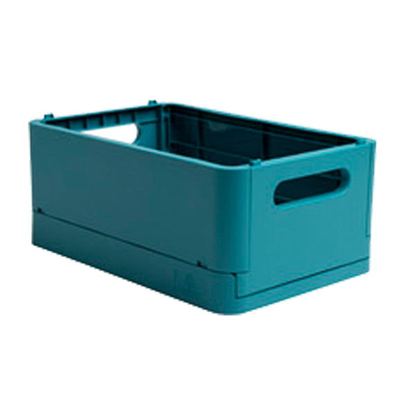 EXACOMPTA - 27134D - Scatola pieghevole The Smart Case midi Skandi - 27,6 x 18,8 x 12 cm - blu pacifico - Exacompta - 101461 - Conf. da 1 Pz.
