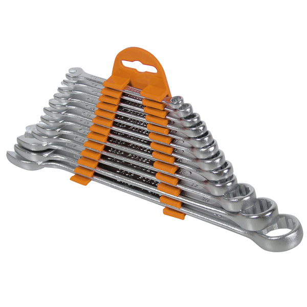 Valex - 1460827 - 12 Chiavi combinate CRV con teste inclinate di 15 Valex - 101868 - Conf. da 1 Pz.