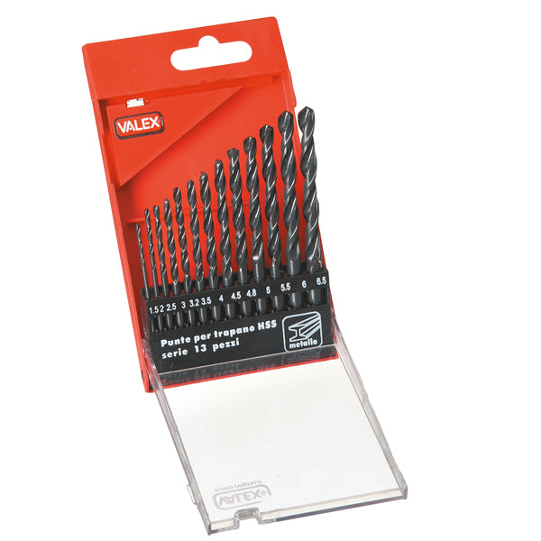Valex - 1461184 - 13 Punte per metallo HSS Valex - 101887 - Conf. da 1 Pz.
