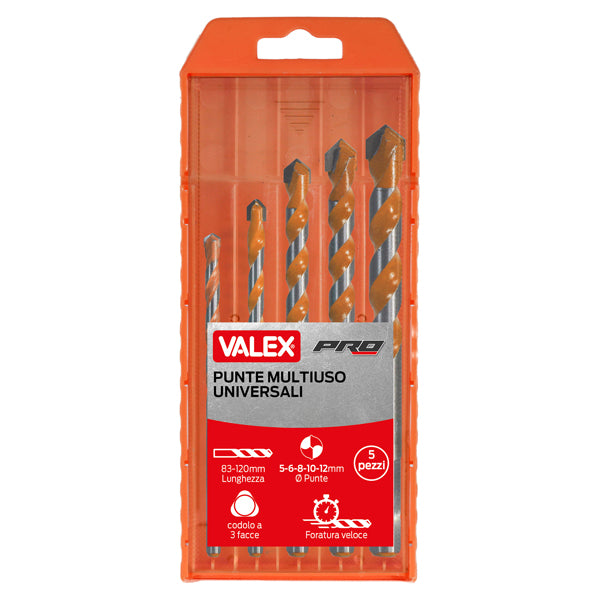 Valex - 1461161 - 5 Punte multiuso universali Valex - 101909 - Conf. da 1 Pz.