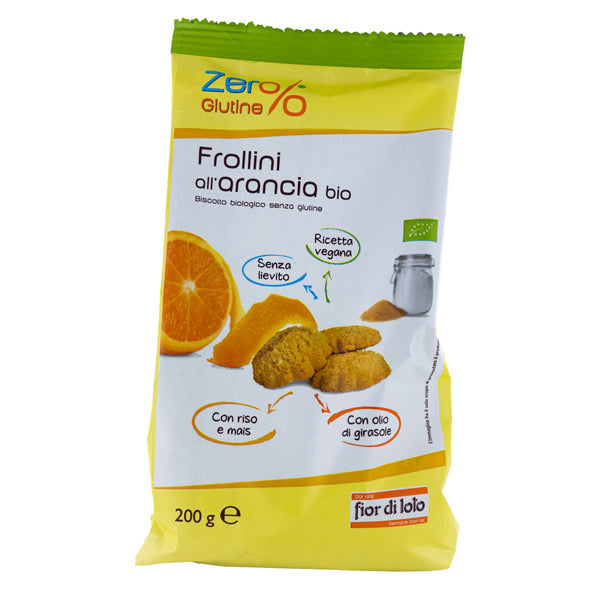 Zer%glutine - 38755 - Frollini - arancia - 200 gr - Zerglutine - 101924 - Conf. da 9 Pz.