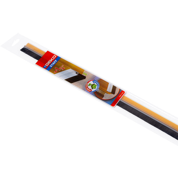 Geko - 1400-5 - Paraspifferi per porte in pvc rigido trasparente 100cm STAFF Geko - 101942 - Conf. da 1 Pz.