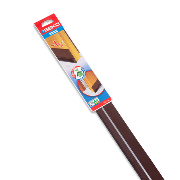 Geko - 1500-11 - Paraspifferi per porte in pvc flessibile con feltro marrone 100cm DOOR Geko - 101945 - Conf. da 1 Pz.