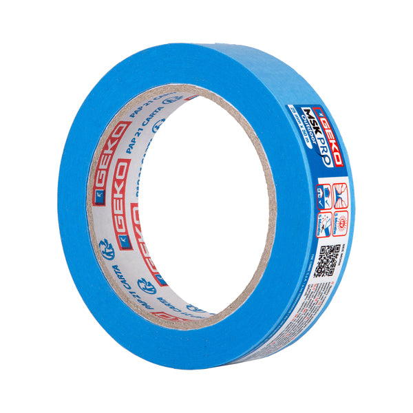 Geko - 21000-844 - Conf 6 Nastri mascheratura profess. in carta washi PRO Outdoor 25mmx50m Geko - 102021 - Conf. da 1 Pz.