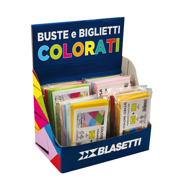 BLASETTI - 260 - Expo 50conf. da 10 buste e biglietti formati e colori assortiti Blasetti - 102028 - Conf. da 1 Pz.