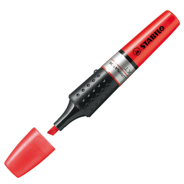 STABILO - 71-40 - Evidenziatore Stabilo Luminator - punta a scalpello - tratto 2 -5 mm - rosso - Stabilo