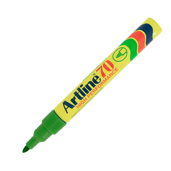 ARTLINE - A70V - Marcatore permanente A 70 - punta tonda - 1,50 mm - verde - Artline