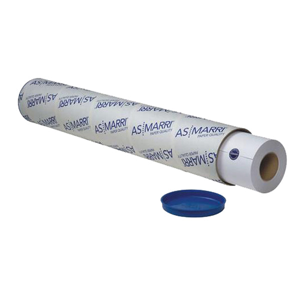 AS MARRI - 8158 - Carta XB.80 - plotter laser - 620 mm x 150 mt - 80 gr - opaca - bianco - As Marri