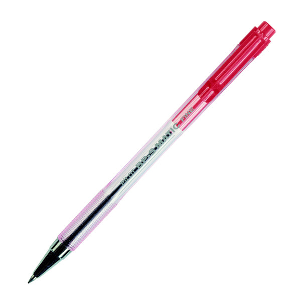 PILOT - 001627 - Penna a sfera a scatto BP S Matic - punta fine 0,7 mm - rosso - Pilot