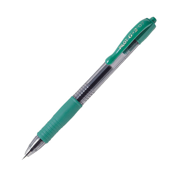 PILOT - 001519 - Roller gel a scatto G-2 - punta 0,7mm - verde - Pilot