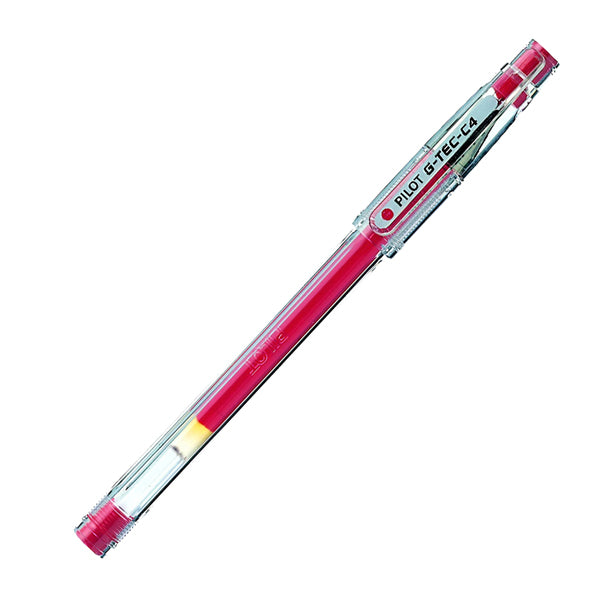 PILOT - 011652 - Penna a sfera Gel G Tec C4 - punta 0,4 mm - rosso - Pilot