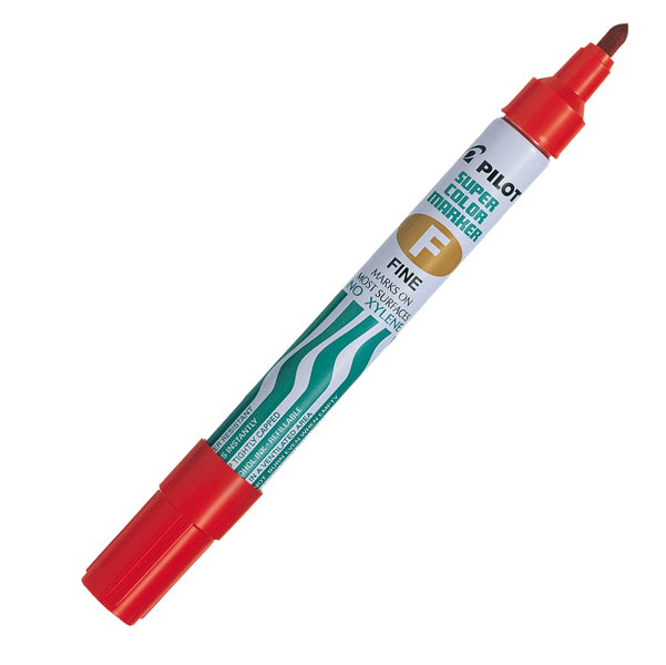 PILOT - 002413 - Marcatore Super Color - permanente - punta fine 4 mm - rosso - Pilot