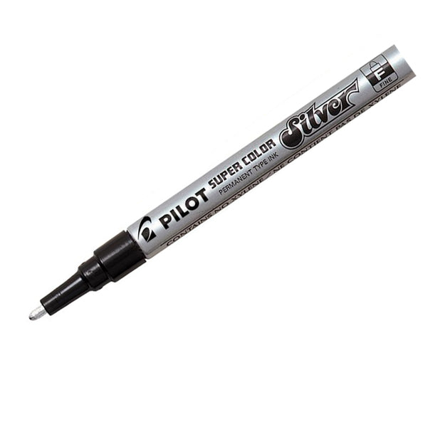 PILOT - 002436 - Marcatore a vernice Super Color - argento - punta fine 3 mm - Pilot