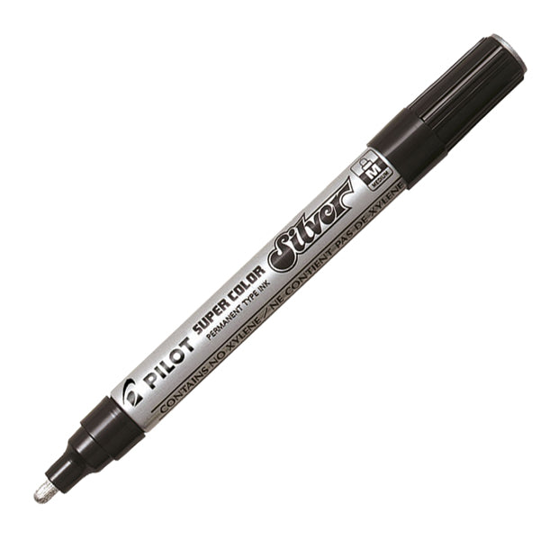 PILOT - 002440 - Marcatore a vernice Super Color - punta media 4,5 mm - argento - Pilot