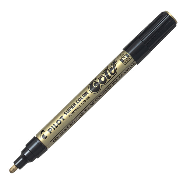 PILOT - 002450 - Marcatore a vernice Super Color - punta media 4,5 mm - oro - Pilot