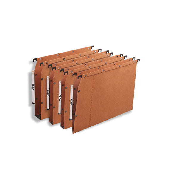ELBA - 100330475 - Cartella sospesa - armadio Ultimate - interasse 33 cm - fondo U 30 mm - 32,5x27,5 cm - avana - Elba