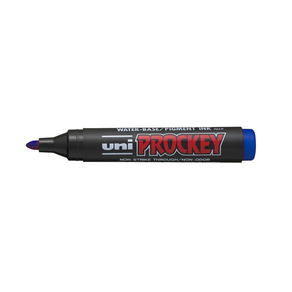 UNI MITSUBISHI - M 122 B - Marcatore Uni Prockey M122 - punta conica da 1,20-1,80mm - blu - Uni Mitsubishi