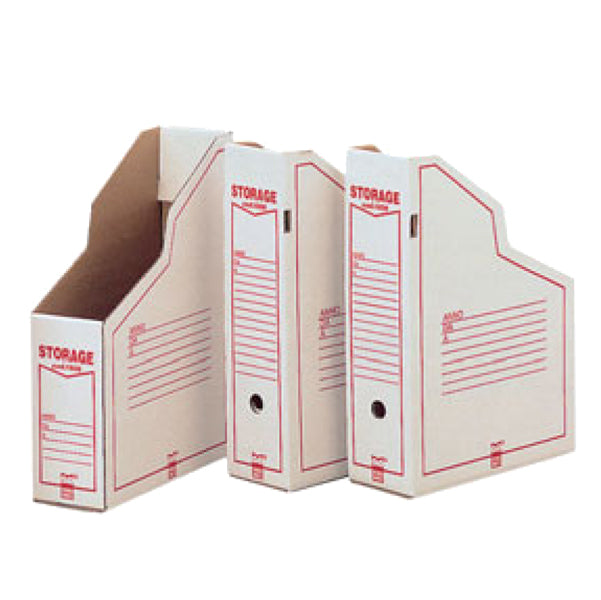 KING MEC - 00160600 - Portariviste Storage Dox 1606 - 87 x 34 x 24,5 cm - bianco-rosso -Esselte