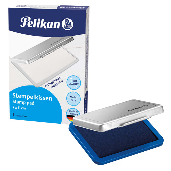 PELIKAN - 331017 - Cuscinetto per timbri - 7 x 11 cm - blu - Pelikan
