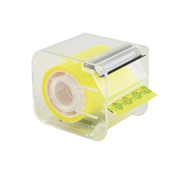 EUROCEL - 021500632 - Nastro adesivo Memograph con dispenser - 5 cm x 10 m - giallo - Eurocel