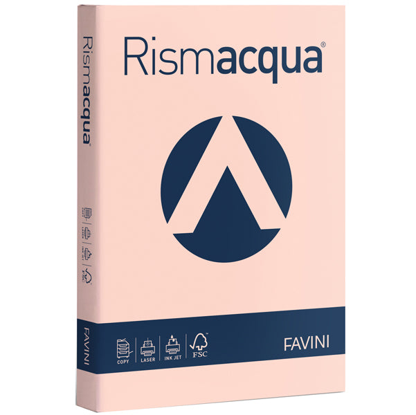 FAVINI - A655204 - Carta Rismacqua - A4 - 140 gr - salmone 05 - Favini - conf. 200 fogli