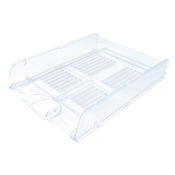 ARDA - TR25310CR - Vaschetta portacorrispondenza TR25310 - 26 x 34 x 6 cm - cristallo - Arda