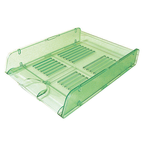 ARDA - TR25310V - Vaschetta portacorrispondenza TR25310 - 26 x 34 x 6 cm - verde trasparente - Arda