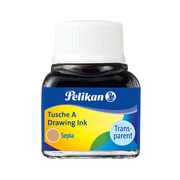 PELIKAN - 201640 - Inchiostro di china 523 - 10ml - seppia 15 - Pelikan