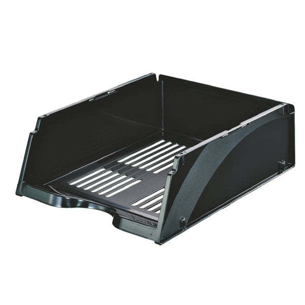 ESSELTE - 15619 - Vaschetta portacorrispondenza Transit Jumbo - 26,8 x 33,8 x 11,5 cm - nero - Esselte