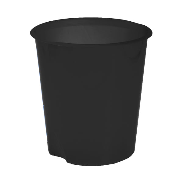 FELLOWES - E020NE - Cestino gettacarte E020 Modula - altezza 32,5 cm - diametro 31 cm - 16,5 L - nero - Fellowes