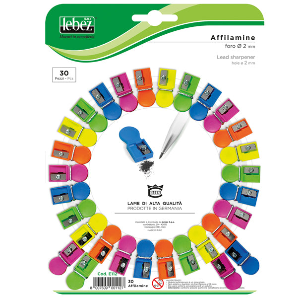 LEBEZ - E112 - Temperamine E112 senza contenitore - colori assortiti - Lebez - conf. 30 pezzi