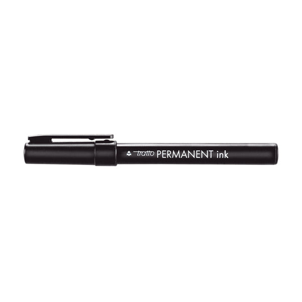 TRATTO - 732503 - Marcatore Tratto Permanent Ink - punta tonda 2,00mm - nero - Tratto - conf. 12 pezzi
